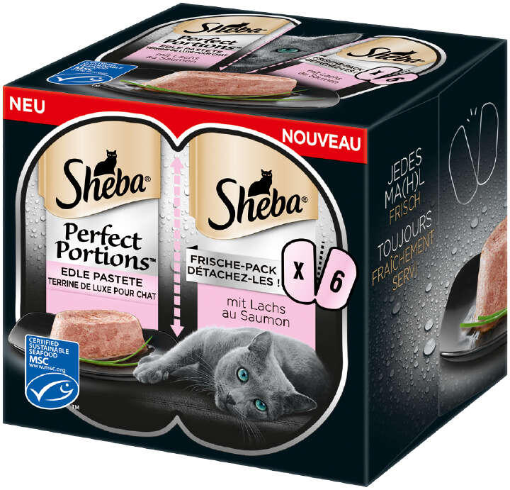 Sheba Katzen-Nassfutter Perfect mit Lachs
